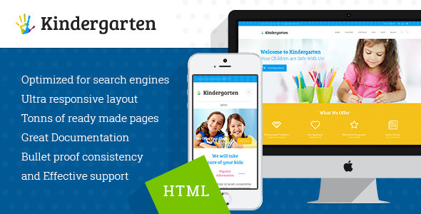 Kindergarten - Children HTML Theme