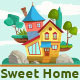 Sweet Home Illustrations - GraphicRiver Item for Sale