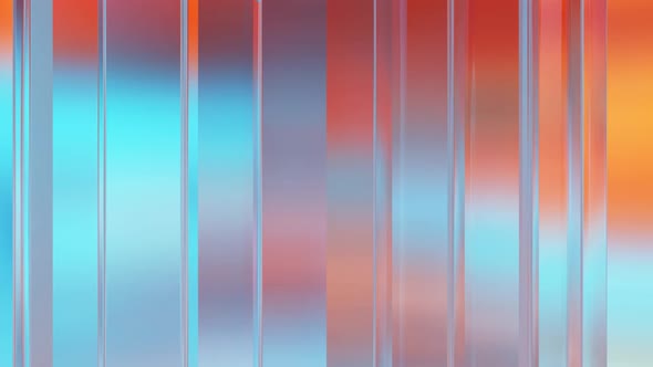 Abstract Glass Prism Colored Minimalist Background 3d Render