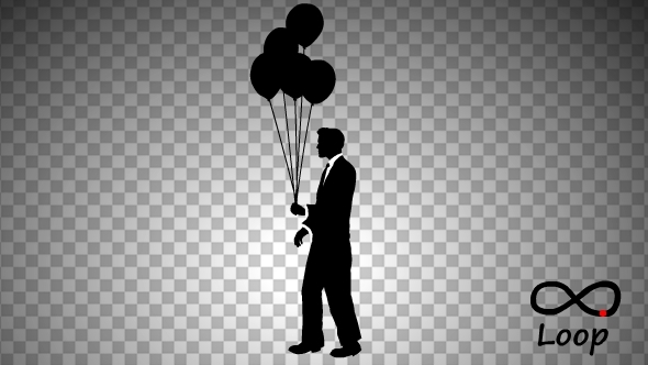 Businessman And Balloon alt