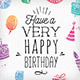 Watercolor Birthday Card - GraphicRiver Item for Sale