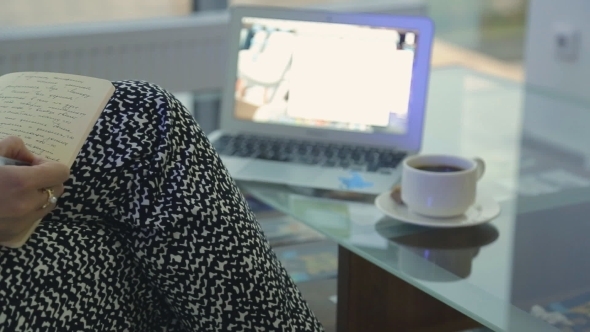 Girl Writing, Work Out Of The Office