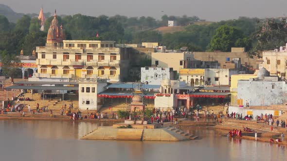 Ritual Bathing In Holy Lake - Pushkar India 2