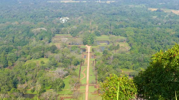 Sigiriya Garden In Sri Lanka - View From Top Of Lion Rock 3