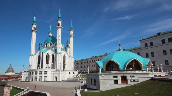 Kul Sharif Mosque In Kazan Kremlin Russia -