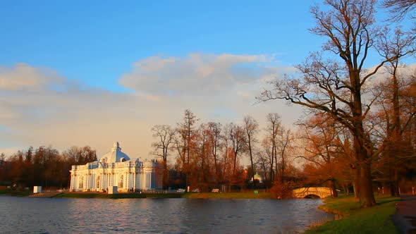 Pond In Pushkin Park, Tsarskoye Selo, St. Petersburg 1