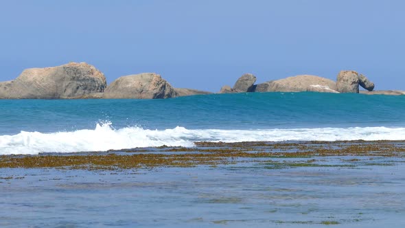 Landscape  Ocean Waves And Rocks 1