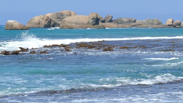 Landscape  Ocean Waves And Rocks 2