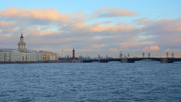 Panorama Of Neva River In The Historical Center Of Saint-Petersburg, Russia 2