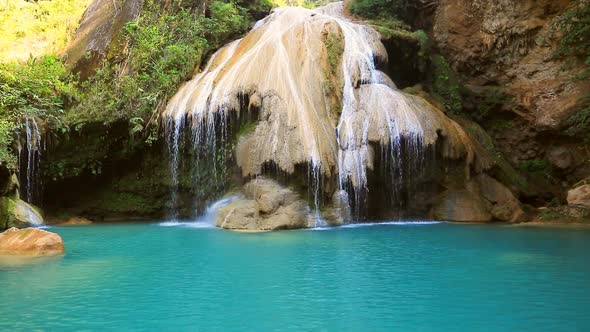 Khor Louang Waterfall In Lamphun Thailand 1