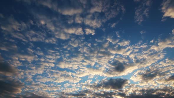 Beautiful Evening Clouds Background - 1