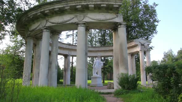 Apollo Colonnade In Pavlovsk Park St. Petersburg Russia