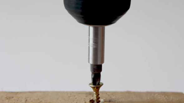 Electricity Screwdriver Turning Screw