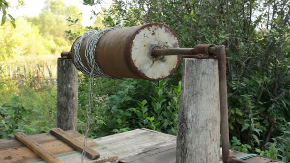 Boy Takes The Water In The Well