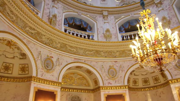 Palace Interior In Pavlovsk St. Petersburg Russia