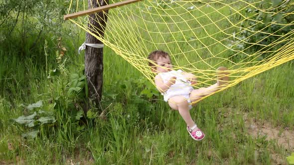 Baby Relax In Hammock