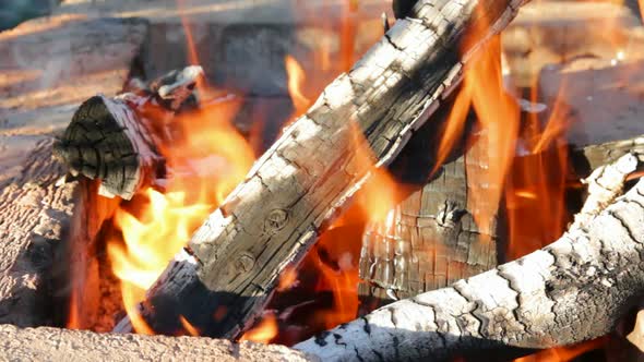 Fireplace  Burning Flame 2