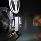 Old Projector Showing Film On Screen - Dolly Shot 1 - VideoHive Item for Sale