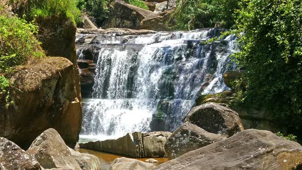Forest Waterfall In Sri Lanka 3