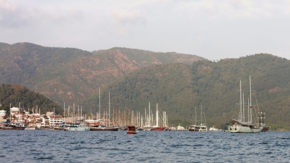 Turkey, Marmaris: Many Ships And Yachts In The Bay