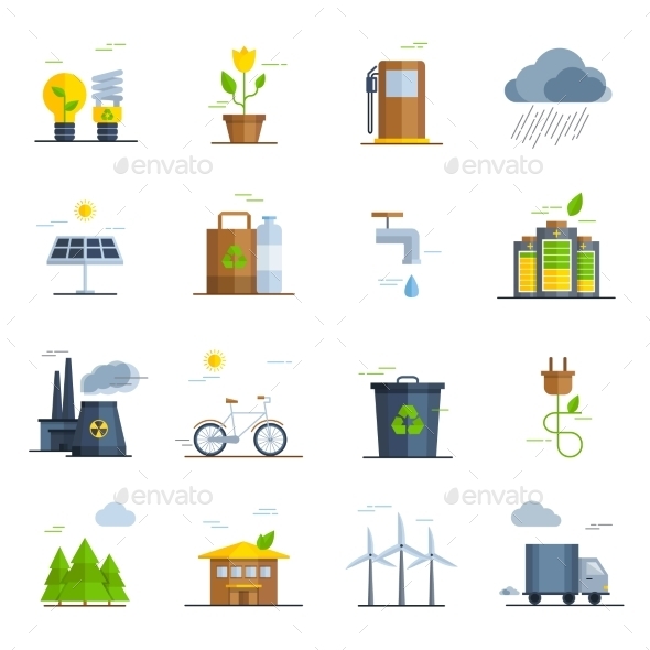 Ecology Icons Set