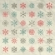 Winter Snow Flakes Doodles On Crumpled - GraphicRiver Item for Sale