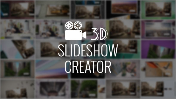 3D Slideshow Creator | After Effects Script