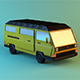 Low Poly Bus - 3DOcean Item for Sale