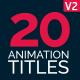 20 Title Animation - VideoHive Item for Sale