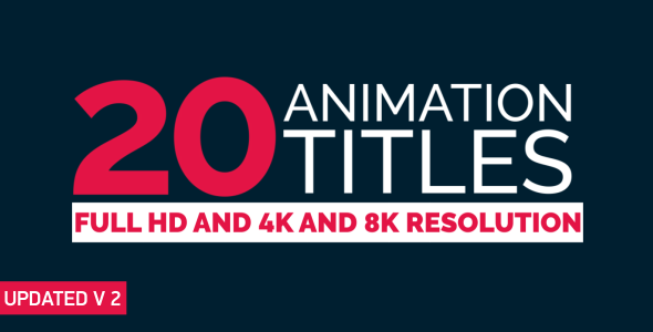 20 Title Animation