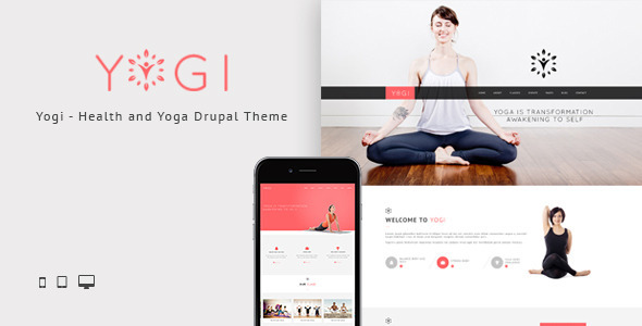 Yogi - Health Beauty & Yoga Drupal Theme
