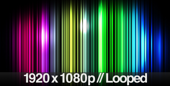 Thin Lines Background Loop - Multi-Colored