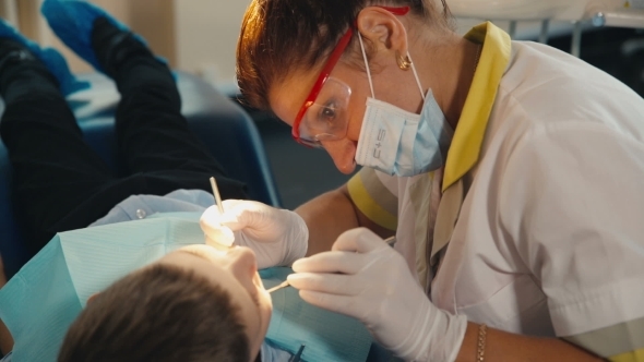 Small Child's Visit To The Dentist