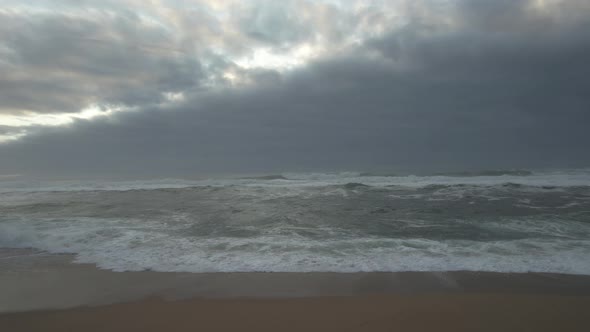 Sea And Rain Clouds