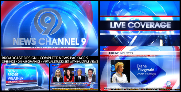 Broadcast Design - Complete News Package 9
