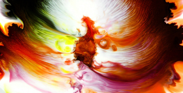Abstract Colorful Paint Ink Liquid Explode 5