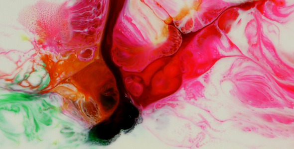 Abstract Colorful Paint Ink Liquid Explode 11