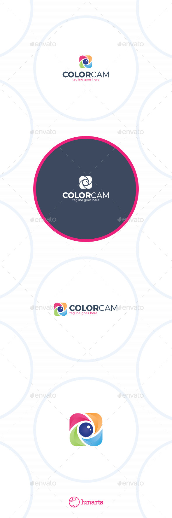 Color Square Camera Shutter Logo