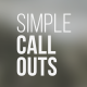 Simple Call-Outs - VideoHive Item for Sale