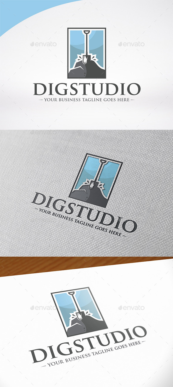 Dig Studio Logo Template