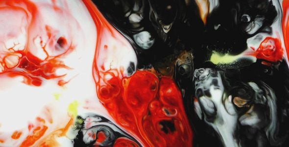 Abstract Colorful Paint Ink Liquid Explode 28