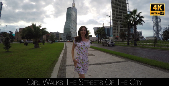 Girl Walks The Streets Of The City 2
