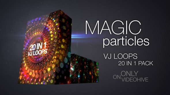 Magic Particles VJ Loops Pack alt