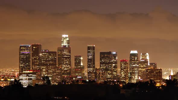 Los Angeles Skyline Time Lapse