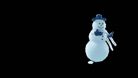 64 Snowman Dancing HD