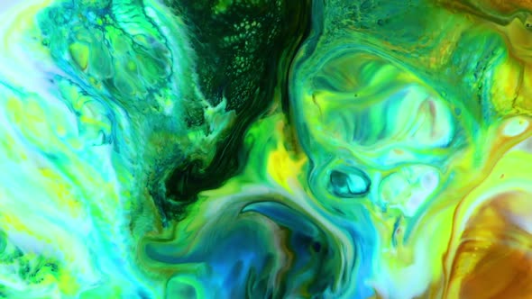 Abstract Colorful Sacral Liquid Waves Texture 554