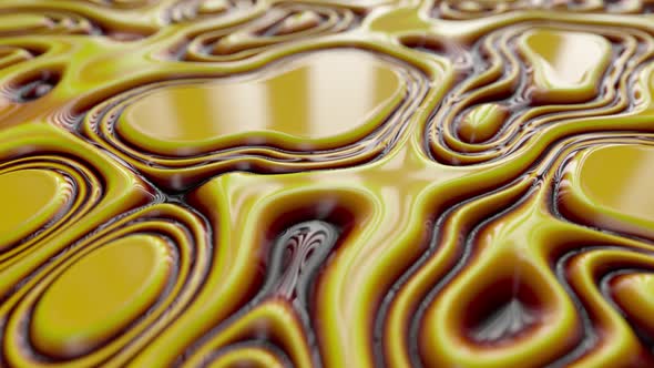 Abstract Wavy Dynamic Surface