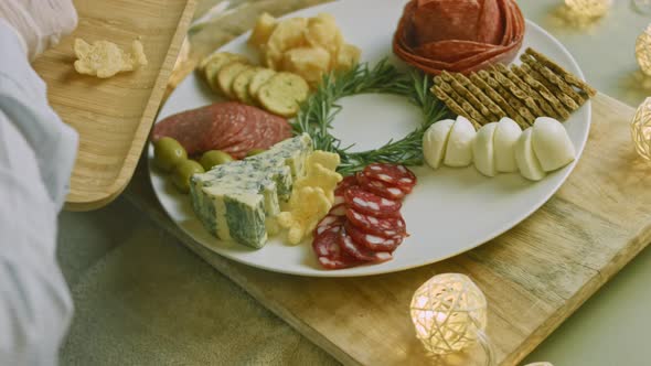 I Put Cheese Potato Snack on It Charcuterie Plate