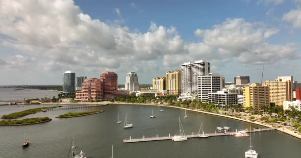 Flagler Drive West Palm Beach Fl. 5k Aerial Drone Video