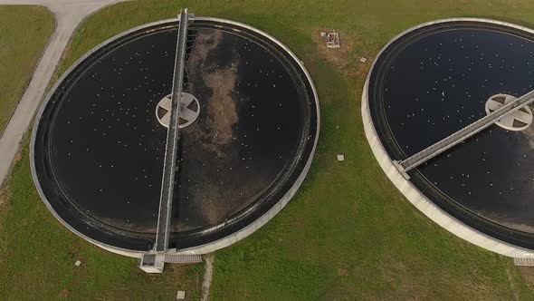 Aerial Wastewater Treatment Plants 4K